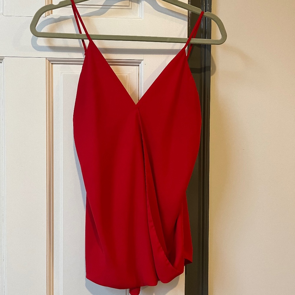 Red Cross Over Spaghetti Strap